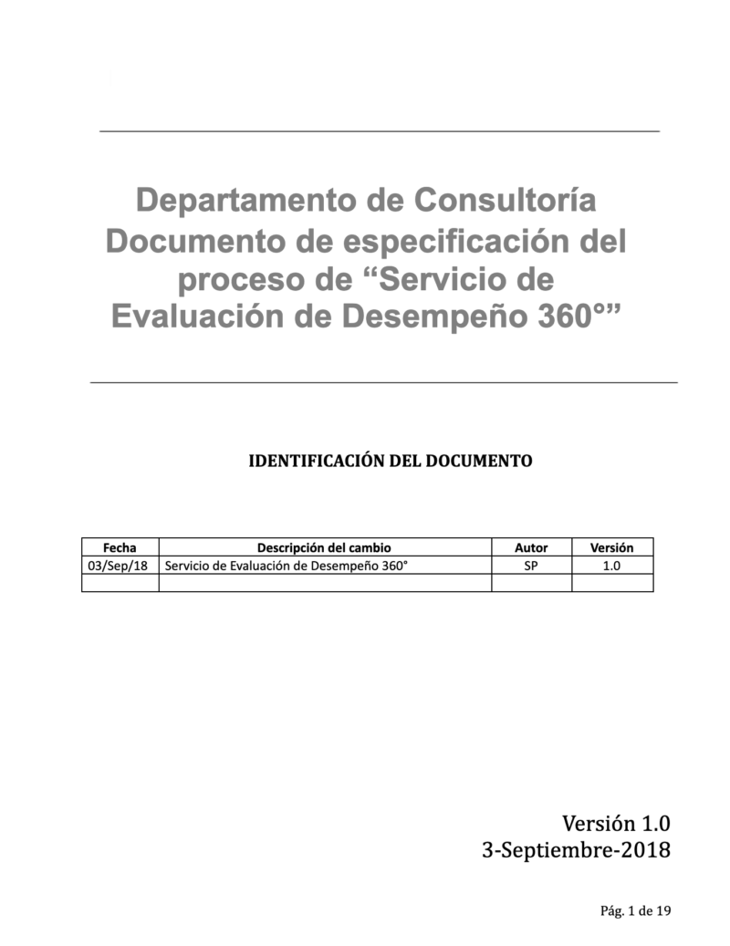 Plantilla Para Crear Manual De Procedimientos