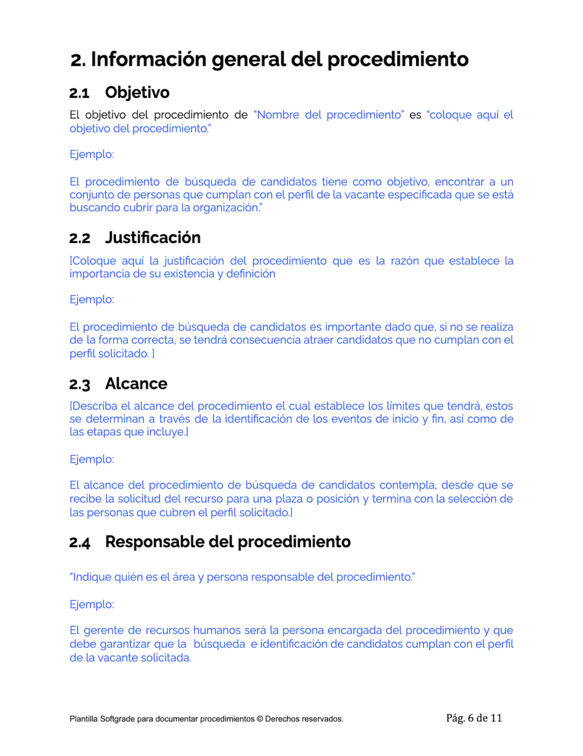 Plantilla Para Crear Manual De Procedimientos - Vrogue