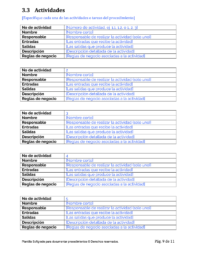 Plantilla Para Crear Manual De Procedimientos