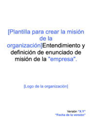 Plantilla Para Definir El Contexto De Tu Organizaci N Softgrade